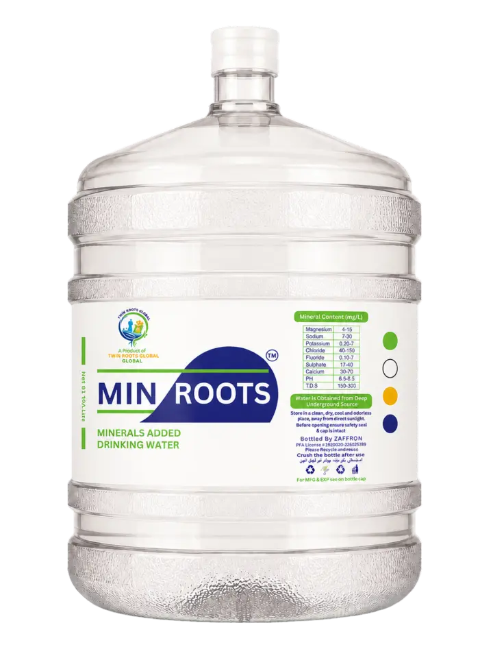 MIN ROOTS 19 litre drinking water bottle
