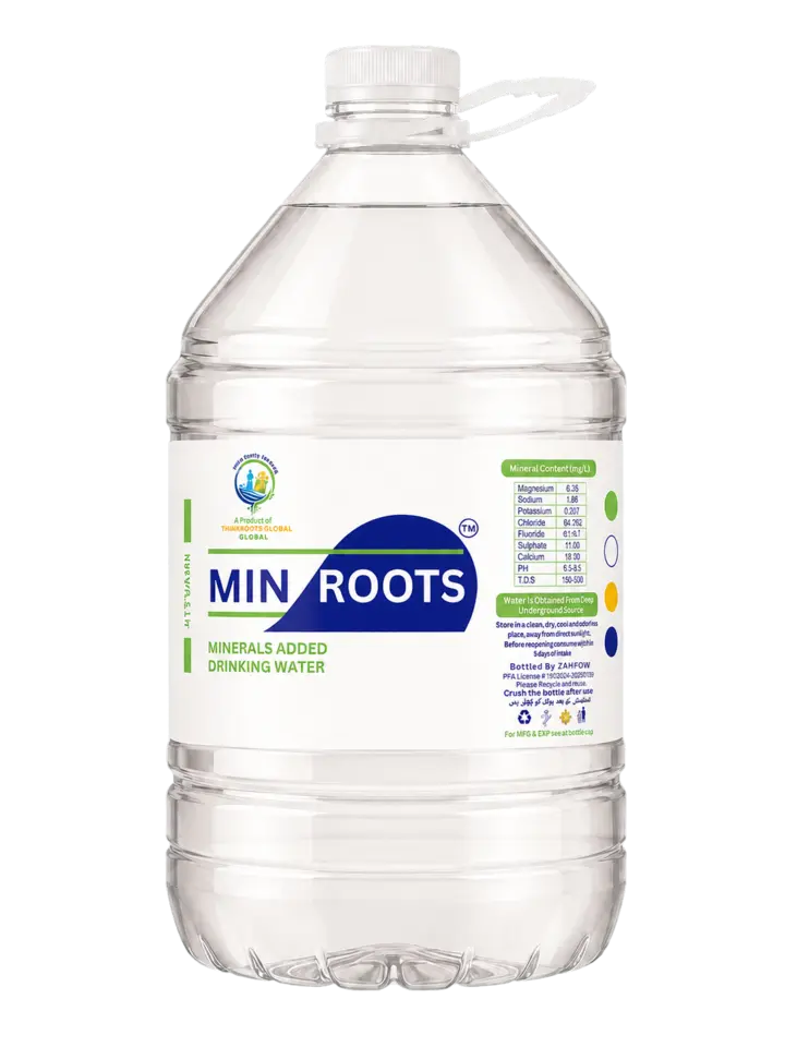 MIN ROOTS 5 litre drinking water bottle