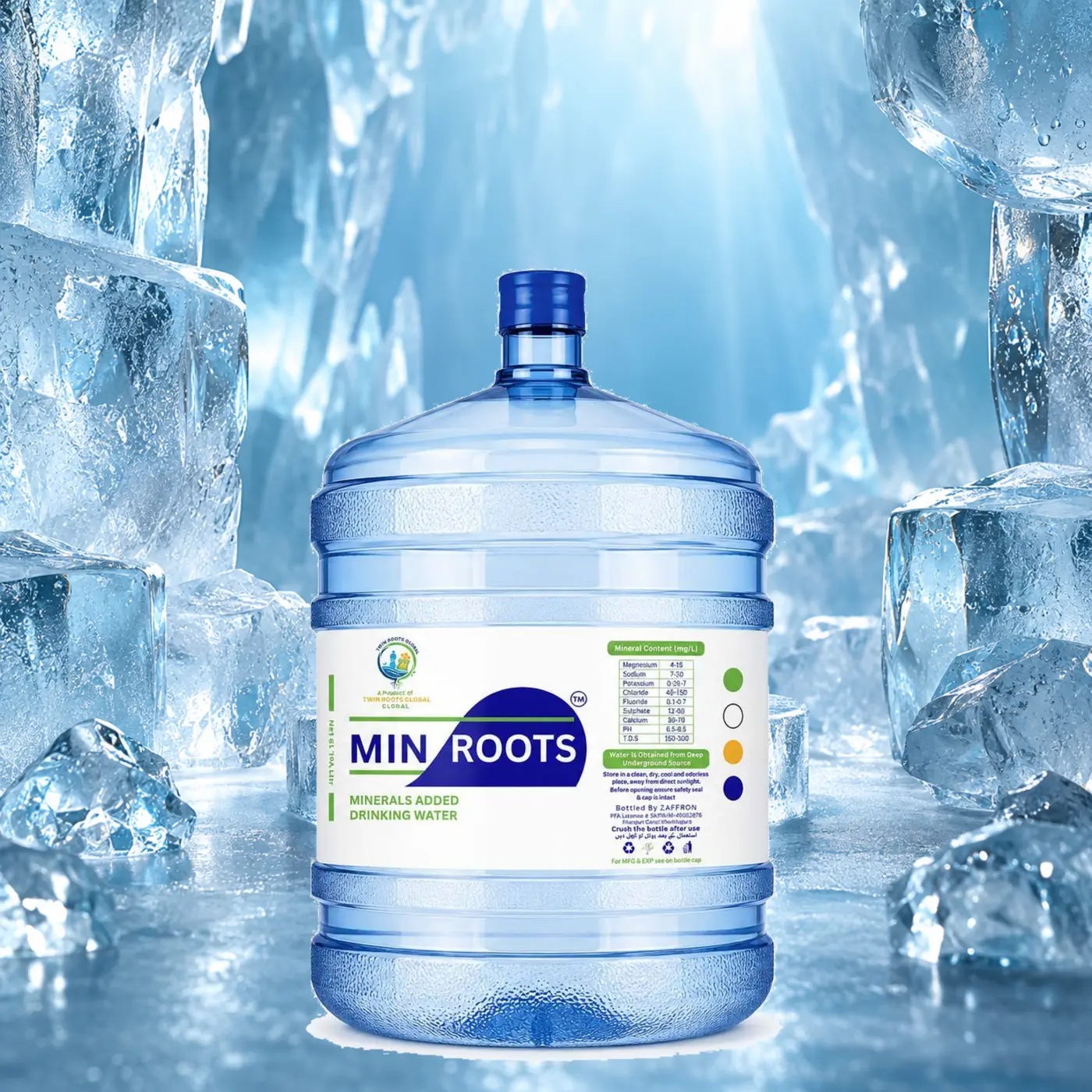 MIN ROOTS 19L Drinking Water — Single Bottle