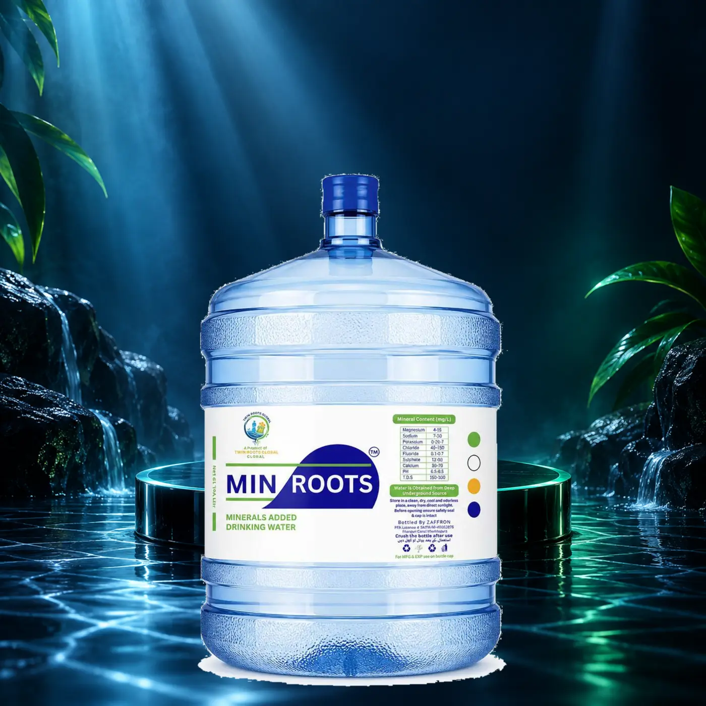 MIN ROOTS 19L Drinking Water — Single Bottle